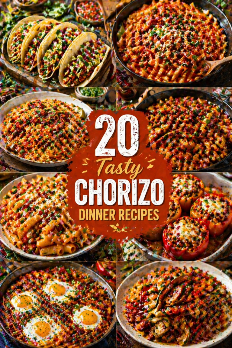 20 Tasty Chorizo Dinner Recipes