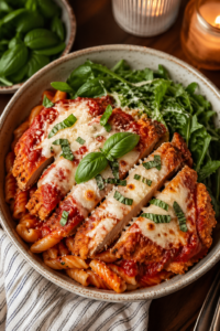 Air Fryer Chicken Parm Bowls