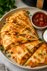 Air Fryer Chicken Quesadillas