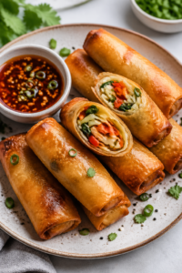 Air Fryer Veggie Spring Rolls