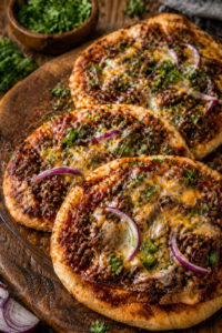 BBQ Beef Flatbreads