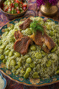 Baghali Polo with Lamb