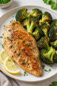 Baked Chicken with Broccoli