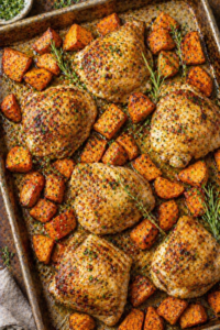 Baked Chicken with Sweet Potatoes