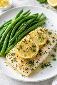 Baked Cod with Lemon and Herbs