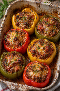 Baked Stuffed Bell Peppers