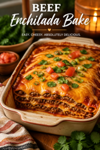 Beef Enchilada Bake