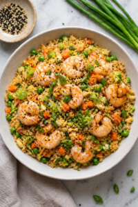 Cauliflower Fried Rice with Shrimp