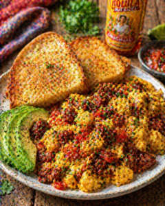 Chorizo and Egg Breakfast Dinner