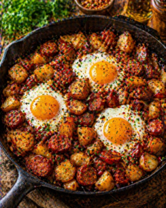 Chorizo and Potato Skillet