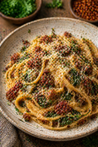 Chorizo and Spinach Pasta