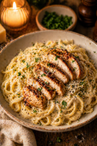 Creamy Garlic Chicken Pasta