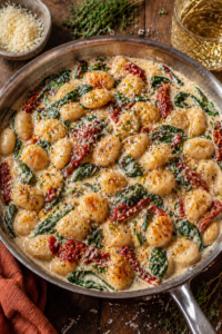 Creamy Tuscan Gnocchi Skillet