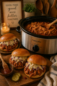 Crockpot BBQ Pulled Chicken