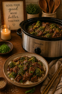 Crockpot Beef and Broccoli