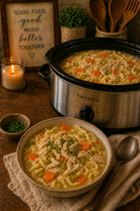 Crockpot Chicken Noodle Soup