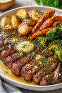 Garlic Butter Steak with Veggies