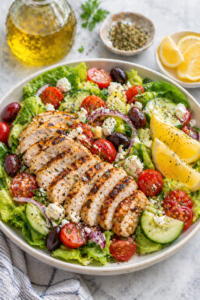 Greek Chicken Salad Plate