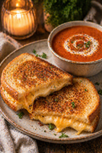 Grilled Cheese and Tomato Soup