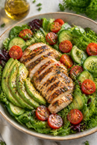 Grilled Chicken Avocado Salad