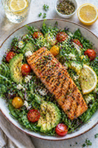 Grilled Salmon Salad
