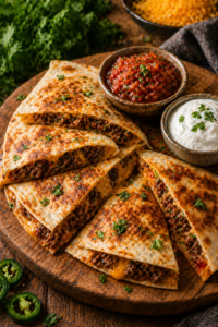 Ground Beef Quesadillas
