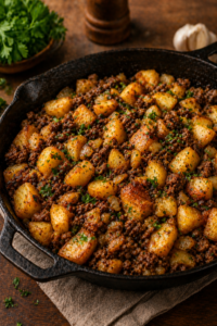 Ground Beef and Potato Skillet