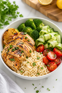 Lemon Garlic Grilled Chicken Bowl