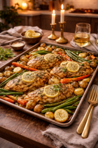Lemon Herb Chicken and Roasted Vegetables