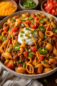 Loaded Taco Pasta