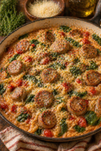 One-Pot Sausage and Orzo