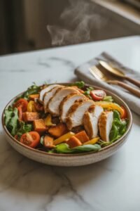 Roasted Chicken and Veggie Salad