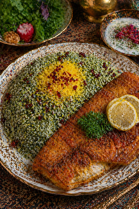 Sabzi Polo with Fish