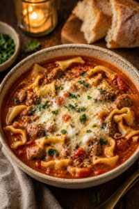 Sausage Lasagna Soup