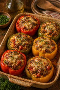 Sausage Stuffed Bell Peppers