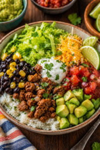 Sausage Taco Bowls