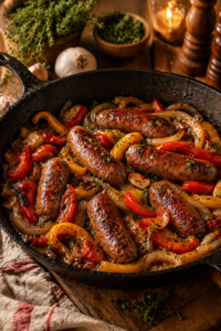 Sausage and Peppers Skillet
