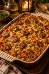 Sausage and Rice Casserole