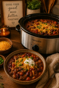 Slow Cooker Beef Chili