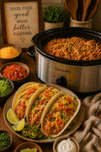 Slow Cooker Chicken Tacos