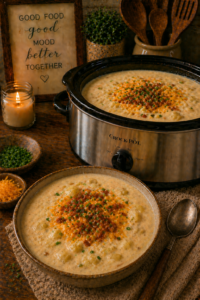 Slow Cooker Creamy Potato Soup