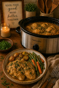 Slow Cooker Garlic Butter Chicken