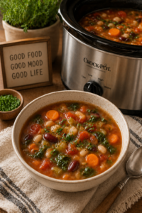 Slow Cooker Vegetable Soup
