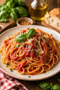 Spaghetti with Marinara Sauce