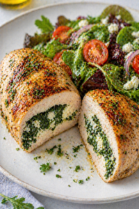Spinach and Feta Stuffed Chicken