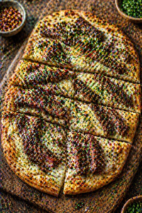 Steak Flatbread Pizza