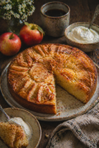 Swedish Apple Cake (Äppelkaka)