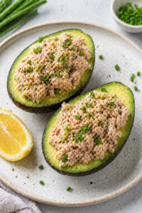 Tuna Stuffed Avocados