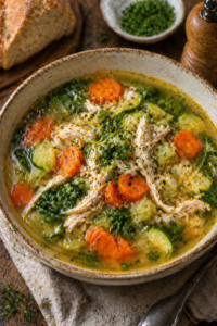 Veggie-Packed Chicken Soup