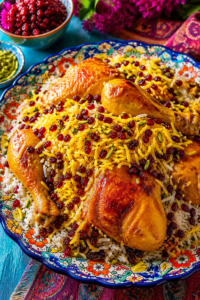 Zereshk Polo with Chicken